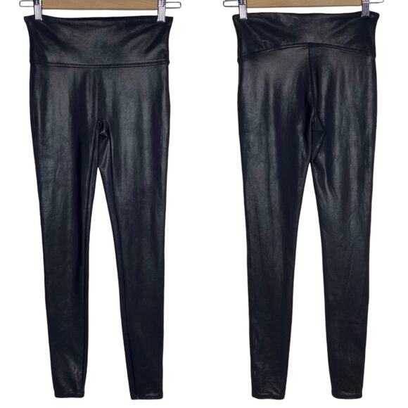 SPANX Faux Leather Leggings size Small - Picture 9 of 9